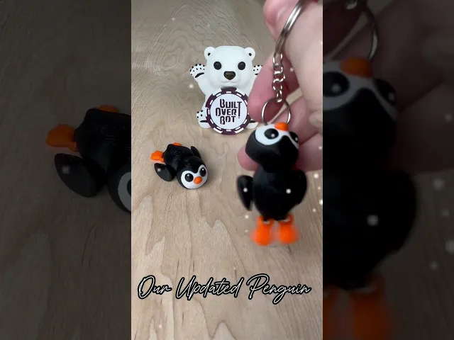 Sliding Penguin Keychain video thumbnail
