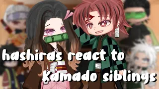 Hashiras React To Kamado Siblings Tanjiro And Nezuko Kamado GCRV READ DESC Ella 
