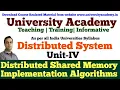 DS28 Distributed Shared Memory Algorithm for implementation Shared Memory Central-Server Algorithm
