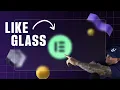 Elementor Glassmorphism Design Styles - Glass Headers Cards