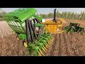 We will be rich harvesting cotton and corn Suits to boots 16 Farming Simulator 19