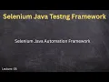 Selenium Java Automation Framework lecture 05 what is chromeoptions class