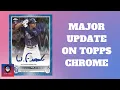 MAJOR UPDATE REGARDING 2022 TOPPS CHROME ROOKIE VARIATIONS