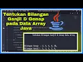 Menentukan Bilangan Ganjil dan Genap Data Array Java