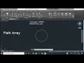 HOW TO USE ARRAY COMMAND AUTOCAD IN TAMIL Rectangular Array Polar Array Path Array