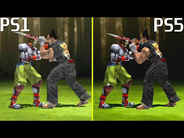 Tekken 2 PS One vs PS5 Graphics Comparison