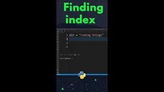 How To Find Index of a Particular Character in a String in Python
