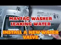 How to Fix Maytag Bravos Washer Leaking Water Water Leaking onto Floor Model WB835DW0