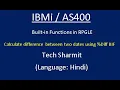 IBMi AS400 - Diff Built-in function in