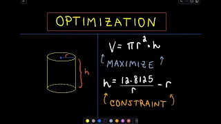 Optimization Problem - Find the Dimensions of a Can To Maximize Volume