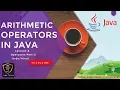 Arithmetic operators in java UrduHindi Lecture-6