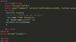 Utilizando split e join em JavaScript exemplo