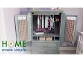 How To Turn an Old TV Cabinet into A Stunning Baby Armoire Home Made Simple OWN