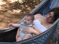 Eado and Mommy on the Hammock - Amirim