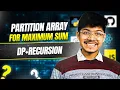 1043 Partition Array for Maximum Sum DP Recursion - Top Down