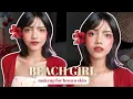 Download Lagu Soft Beach Girl Makeup for Brown Skin 🌊 Freckles, Glow \u0026 Summer Hair!