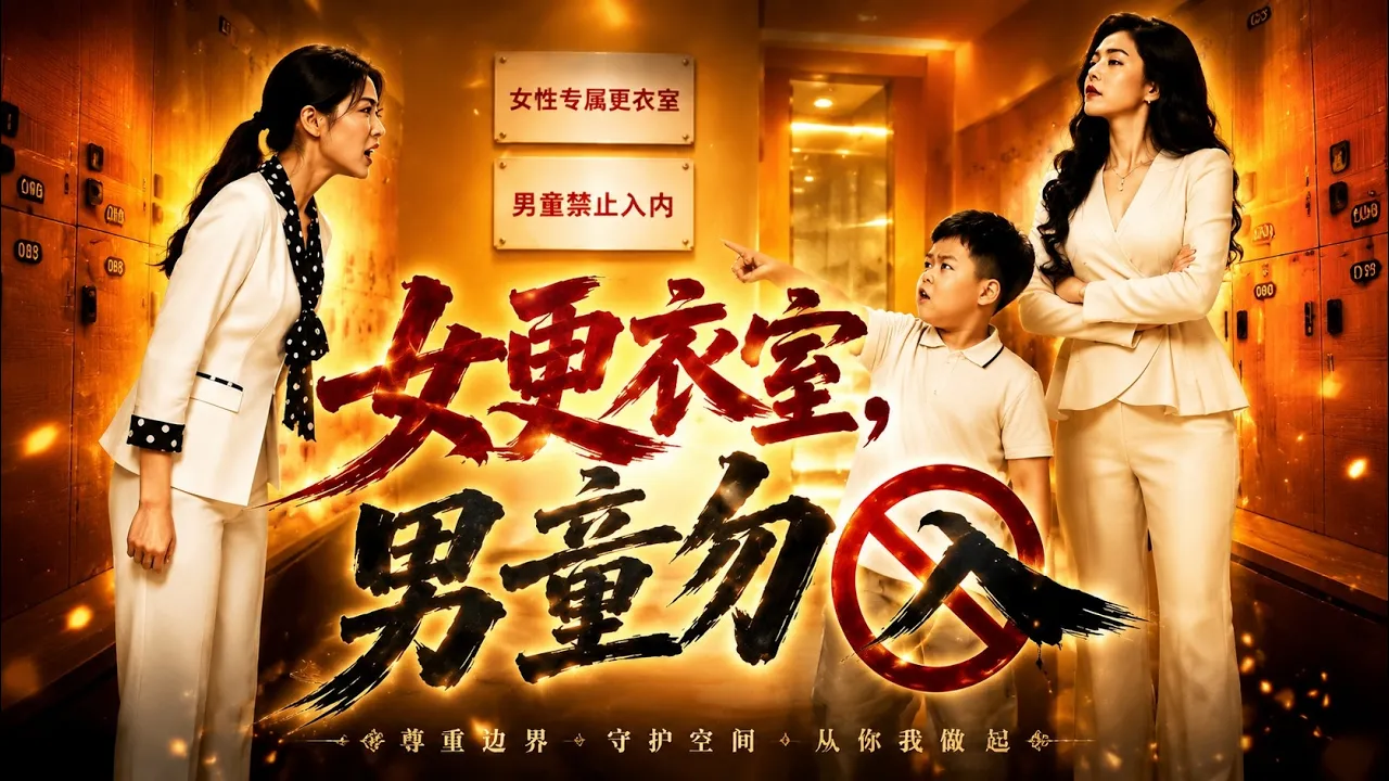 女更衣室,男童勿入