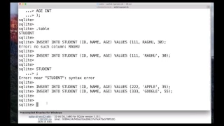 Introduction to SQLite Rows