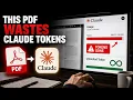 The Fastest Way to Save Claude Tokens PDF Trick