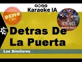 Los Similares - Detras De La Puerta - Karaoke - 6246
