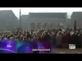 Burning scene from a medieval series