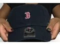 Red Sox POLO STRAPBACK Navy Hat by Twins 47 Brand