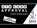 ATM Card Approval Project in java ATM Project In Java Java ATM Project Source Code DECODEIT