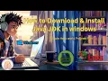 How to Download Install Java JDK on Windows Run First Java Program Hello World
