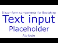 e5 - Blazor form components for Bootstrap