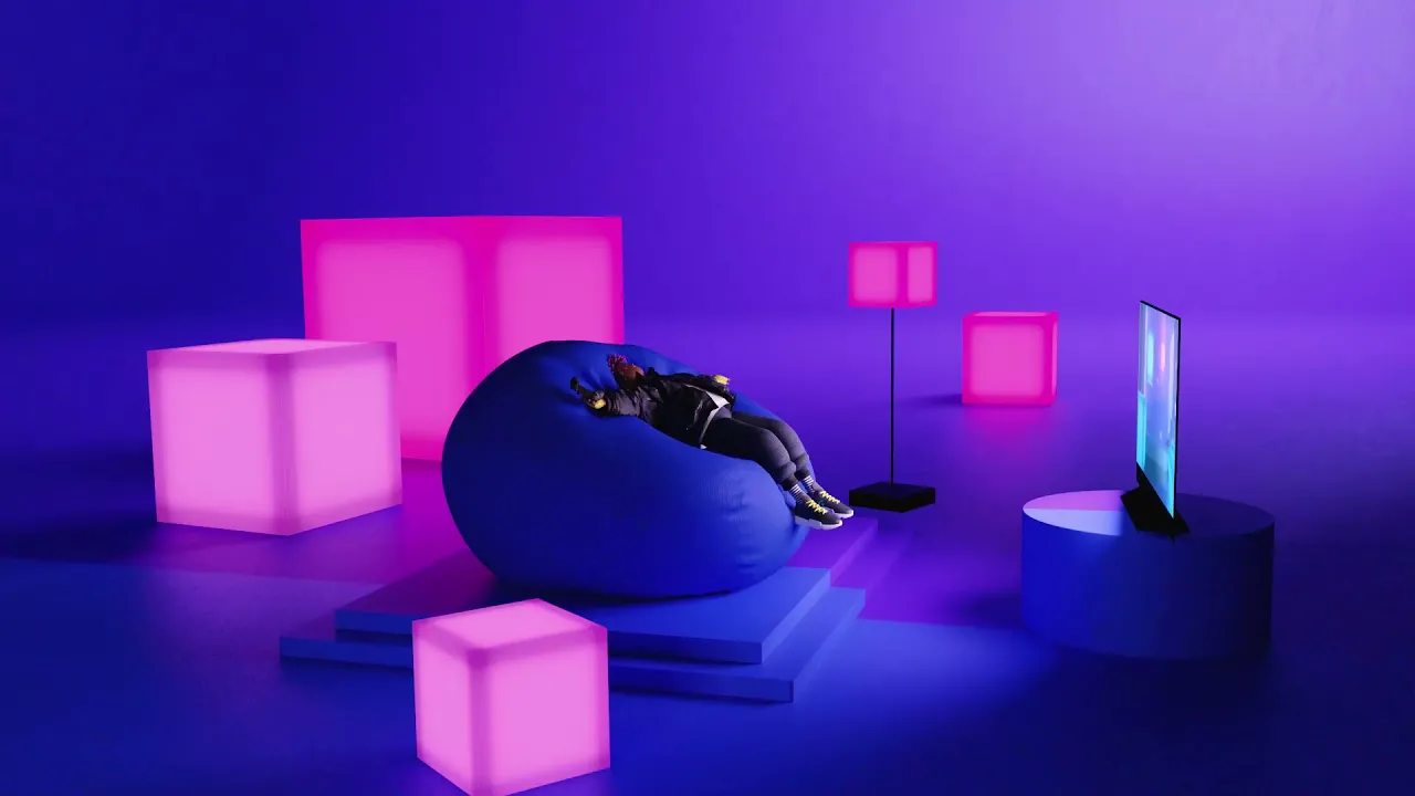 Gaming Headset 3D character animation