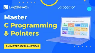 Master C Programming Pointers with Animations Log2Base2 Visual Learning