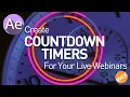 Create Countdown Timers For Your Live Webinars in Adobe After Effects