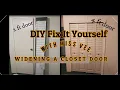 DIY WIDENING A CLOSET DOOR 1
