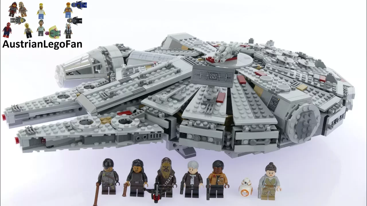 Lego Star Wars 75257 Millennium Falcon Speed Build