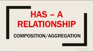 HAS-A Relationship Composition or Aggregation in Java