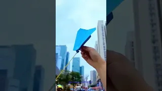 Amazing Rubber Band Paper Plane TUTORIAL  Amazing Rubber Band Paper Plane TUTORIAL