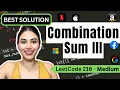 Combination Sum III - LeetCode 216