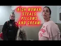 Rich Woman Steals Pillows and Cream from Target