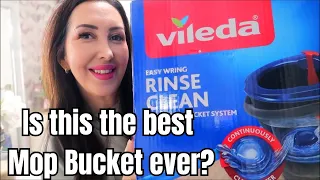Unboxing the Vileda RinseClean Spin Mop Is this the best mop bucket ever