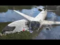Realistic Airplane Crashes and Destructions | Teardown