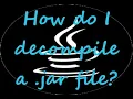 How do I decompile a jar file Luyten