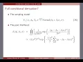 Bayesian linear regression A simple linear regression model for CE sample