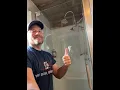 DreamLine Elegance 72 X 30 - 34 Frameless Shower Door Install