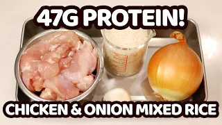 This Addictive High-Protein Chicken & Onion Mixed Rice is Fire!