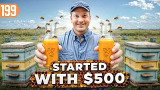 Selling Honey from His Garden