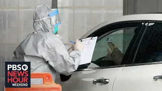 New York launches drive-thru testing site for COVID-19