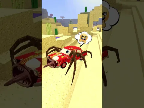SHIN SONIC WANT TO HURT MCQUEEN? BUT THEY TURNED INTO CAR EATER! #sonictapes #mcqueen #careater