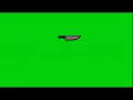 Throwing Knife Green Screen