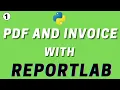 How to Create PDF and Invoice in Python Reportlab Tutorial in Hindi