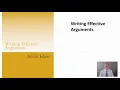 Writing Effective Arguments